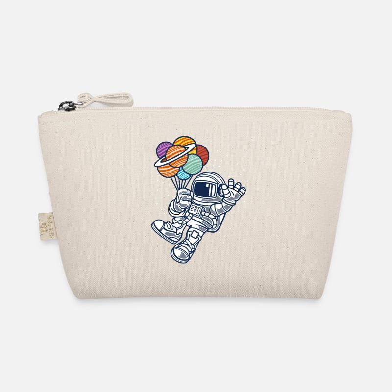Astronaut with balloons Organic Pouch