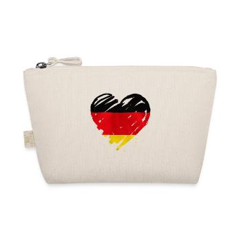 herz Deutschland Deutschland - Bio-Täschchen - Natur - Vorne