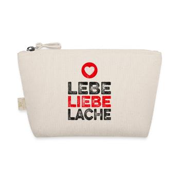Live love laugh | Super valentine's day gift - Organic Pouch - nature - Front