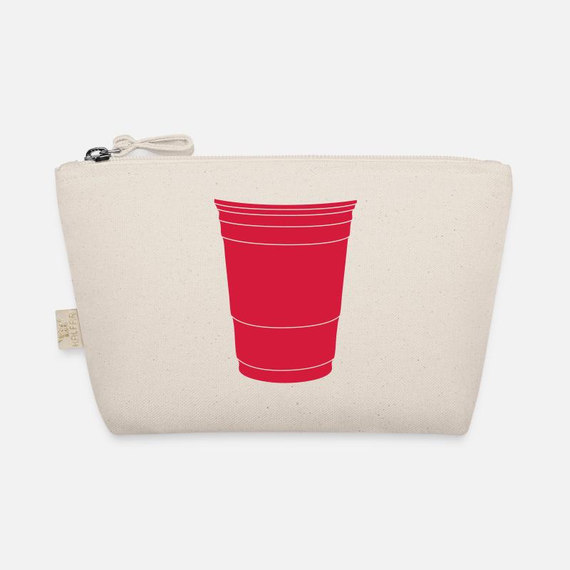 Roter Becher Bio-Täschchen