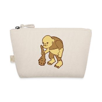 Monster ogre with a club - Organic Pouch - nature - Front