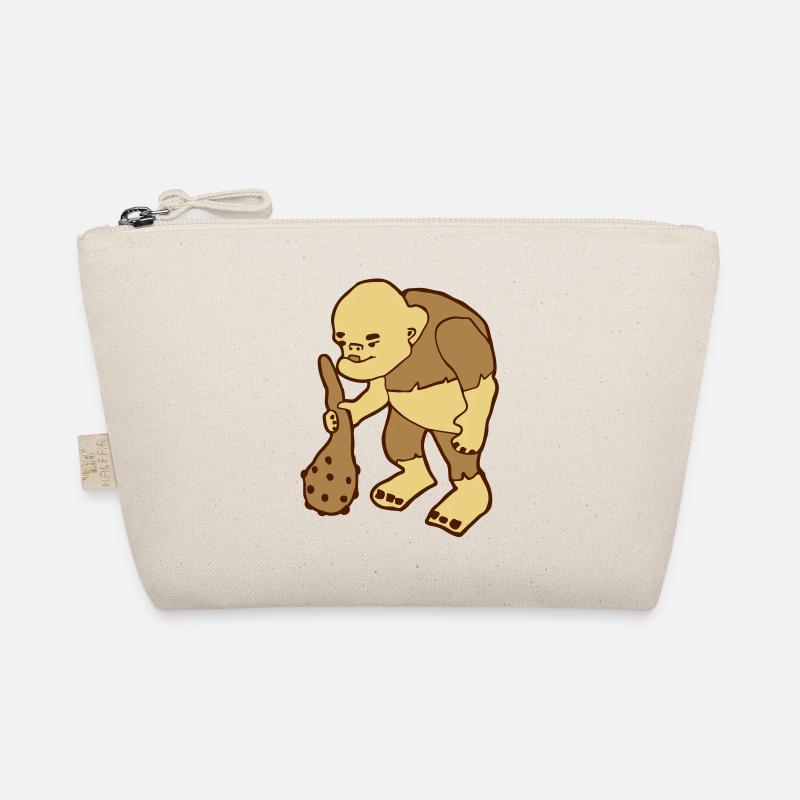 Monster Oger mit Keule Bio-Täschchen