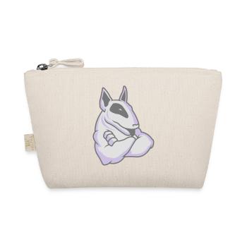 Bullterrier Mascot 3c - Organic Pouch - nature - Front