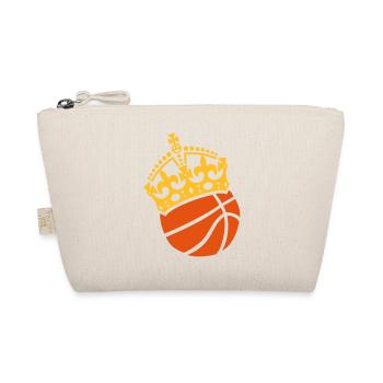 Basketball Krone Crown Couronne - Bio-Täschchen - Natur - Vorne