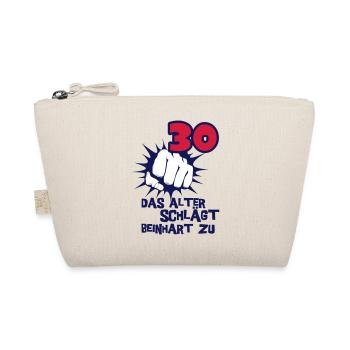 30 Birthday: Age slams beinhart - Organic Pouch - nature - Front