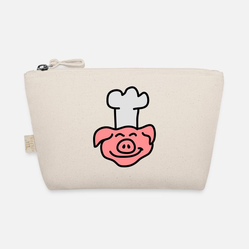 Pig Chef Head Organic Pouch