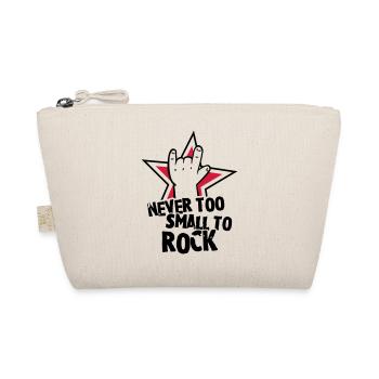never too small to rock - geburt - baby -kleinkind - Trousse biologique - nature - Devant