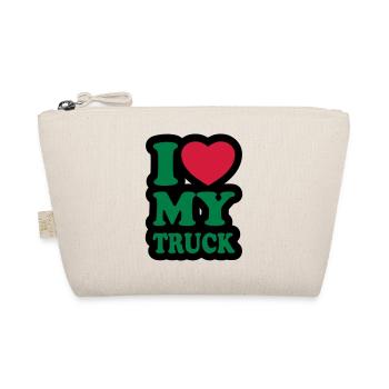 I love my truck - Organic Pouch - nature - Front