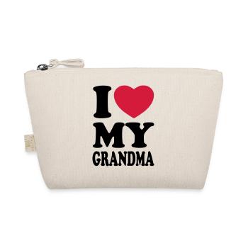 I love my grandma - Organic Pouch - nature - Front