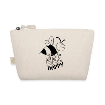 Bee Happy - Organic Pouch - nature - Front