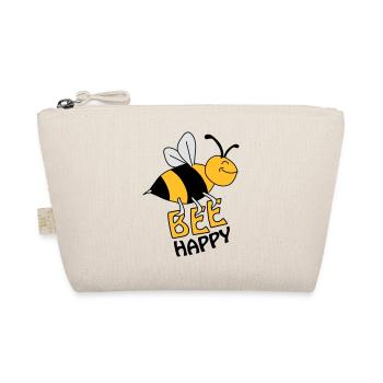 Bee Happy - Organic Pouch - nature - Front