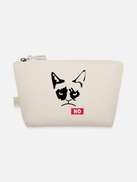 Grumpy Cat - Bio-Täschchen - Natur - Vorne