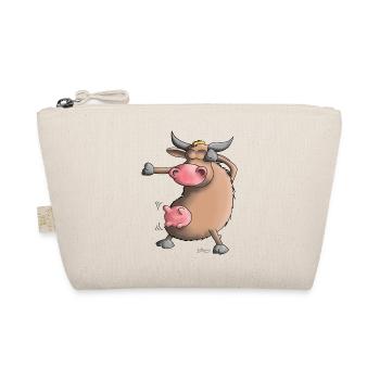 Funny Dab Dance - Cow - Dancing - Organic Pouch - nature - Front