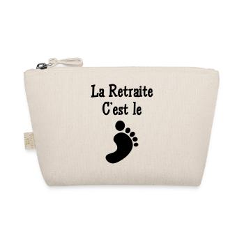 La Retraite c'est le pied - Trousse biologique - nature - Devant