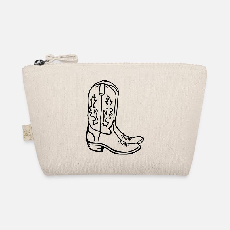 Cowboy Boots Organic Pouch