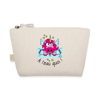 Licorne "À l'eau quoi"! Aquabike, Aquagym, Piscine - Trousse biologique - nature - Devant