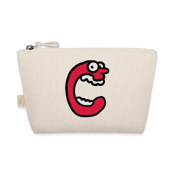 Grimace de lettre C crier Monster - Trousse biologique - nature - Devant
