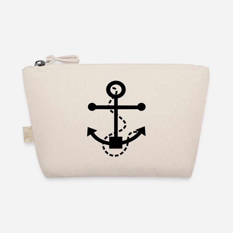 Anker seefahrt ankerkette vertrauen maritim Bio-Täschchen