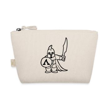sparta lustige spartanische spartanische Krieger-C - Bio-Täschchen - Natur - Vorne