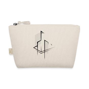 middle finger architecture graphic abstract icon - Organic Pouch - nature - Front
