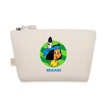 Spreadshirt Yakari Portrait Et Logo - Trousse biologique - nature - Devant