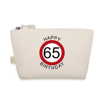 Joyeux anniversaire 65 panneau de signalisation - Trousse biologique - nature - Devant