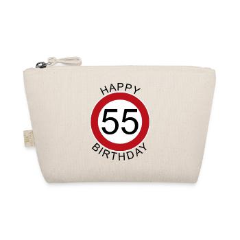 Joyeux anniversaire 55 panneau de signalisation - Trousse biologique - nature - Devant