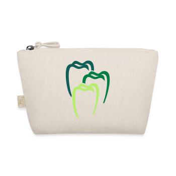 Zahn 4 Zahnarzt Dental Dentist - Bio-Täschchen - Natur - Vorne