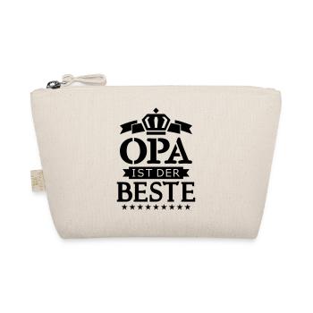 Opa ist der Beste - Bio-Täschchen - Natur - Vorne