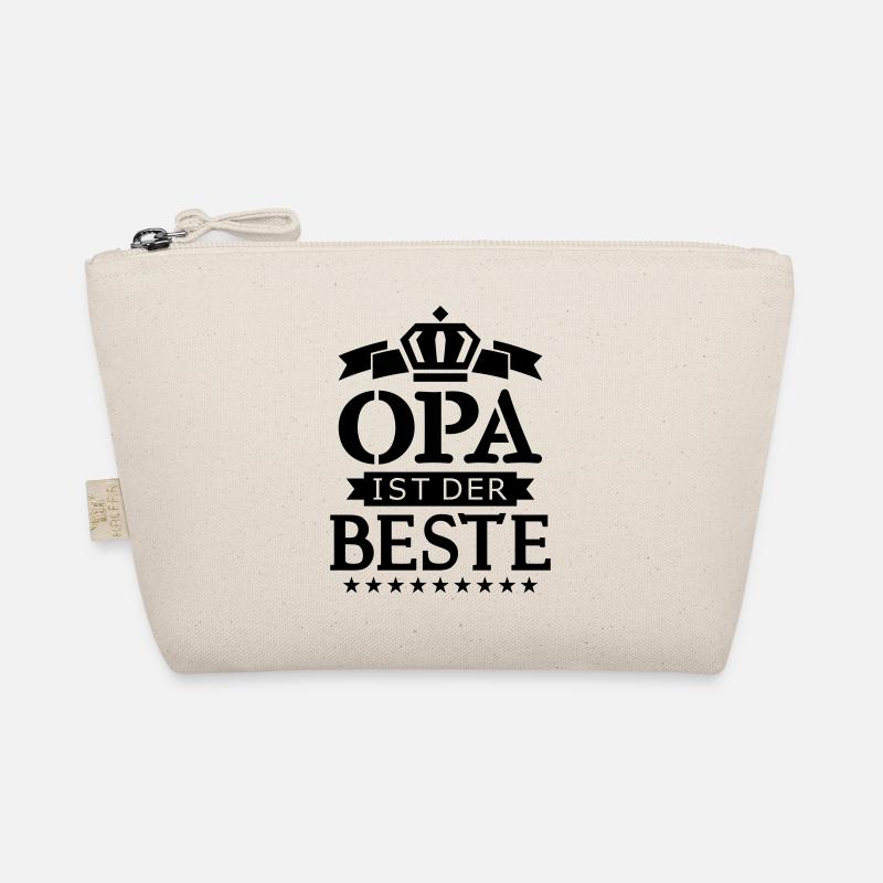 Opa ist der Beste - Bio-Täschchen - Natur