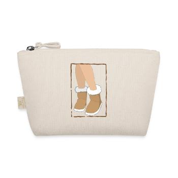 Sheepskin boots with legs - Organic Pouch - nature - Front