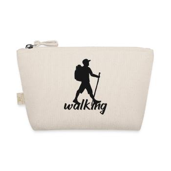 Walking Walk Hiking Hiker - Organic Pouch - nature - Front