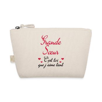 Soeur Soeurette Frère Naissance Bébé Sœur - Trousse biologique - nature - Devant