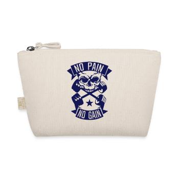 no pain gain citation tete mort haltere - Trousse biologique - nature - Devant