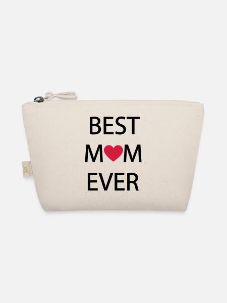 BEST MOM EVER - Bio-Täschchen - Natur - Vorne