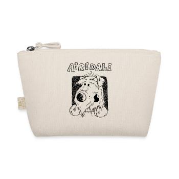 Airedale Terrier - Dog - Cartoon - Gift - Dogs - Organic Pouch - nature - Front