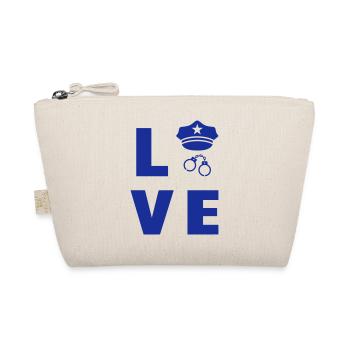 Polizei / Polizist / Police / Sicherheit - Bio-Täschchen - Natur - Vorne