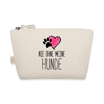 hunde nie ohne herz - Bio-Täschchen - Natur - Vorne