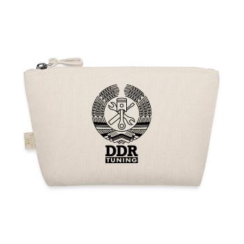 DDR Tuning Wappen 1c - Bio-Täschchen - Natur - Vorne