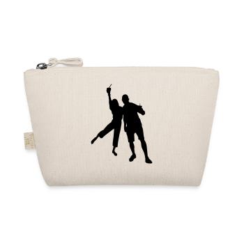 couple silhouette design - Bio-Täschchen - Natur - Vorne
