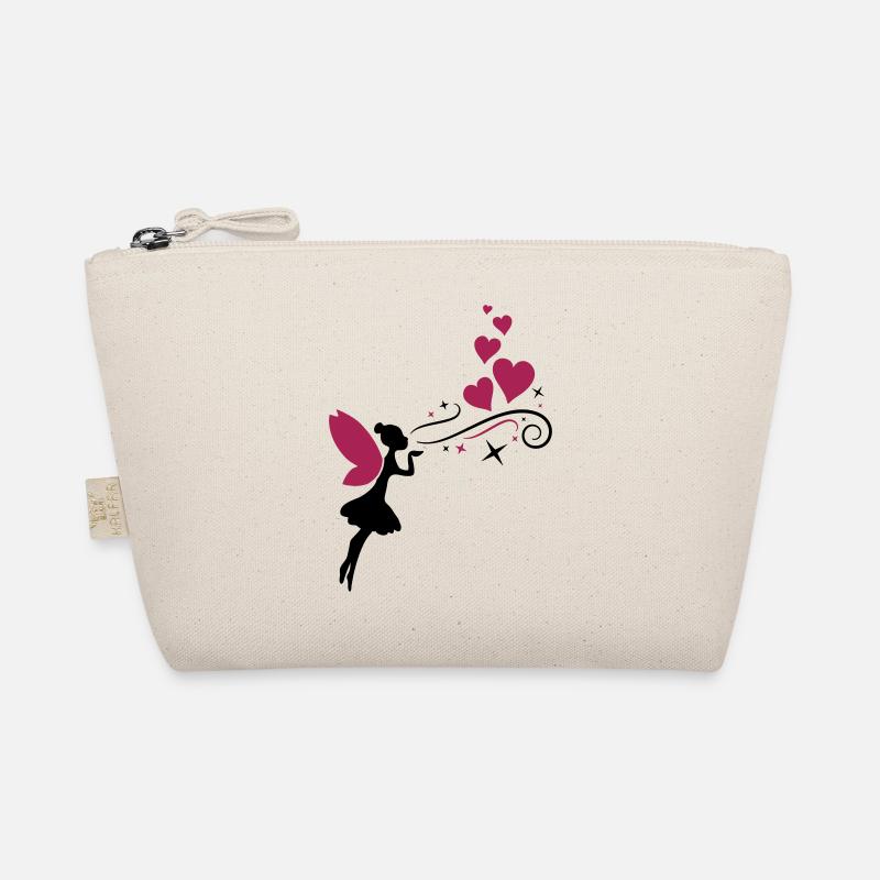 fairy fee hearts Bio-Täschchen