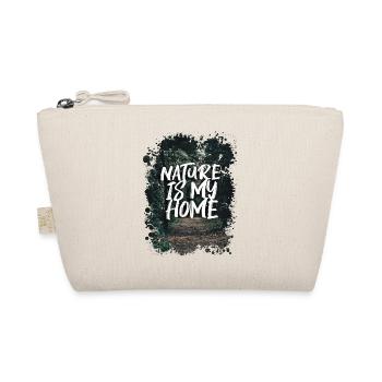 NATURE IS MY HOME - Bio-Täschchen - Natur - Vorne