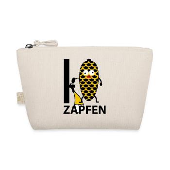 Zapfen zapft Bier - Bio-Täschchen - Natur - Vorne