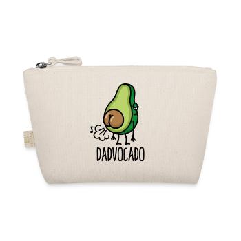 Dadvocado funny farting avocado dad fart daddy - Organic Pouch - nature - Front