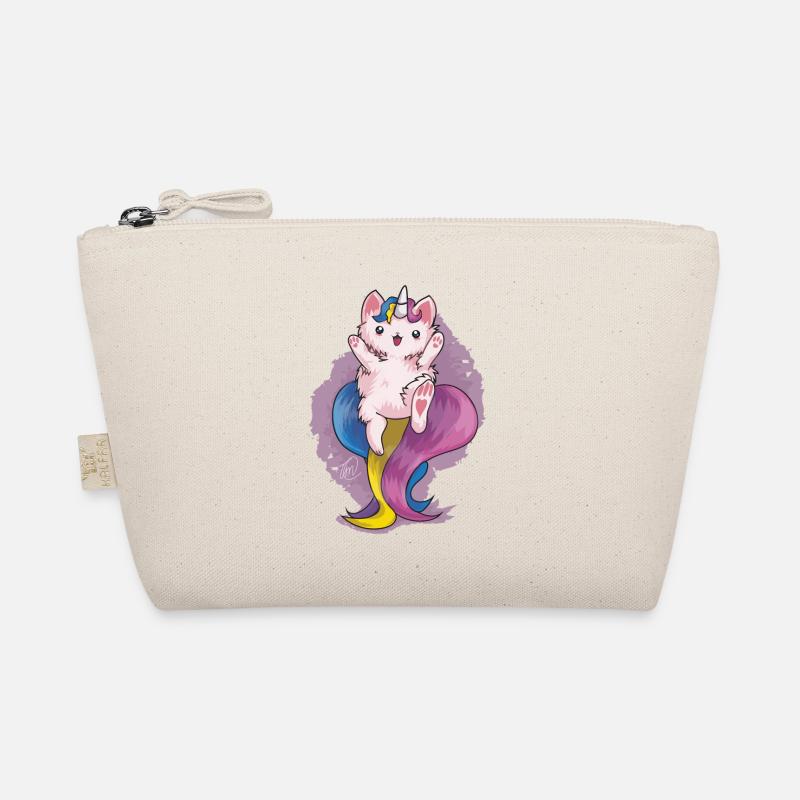 Kitty Katacorn is Happy - Organic Pouch - nature