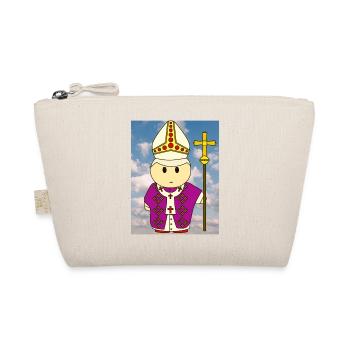 Papst im Himmel - Bio-Täschchen - Natur - Vorne