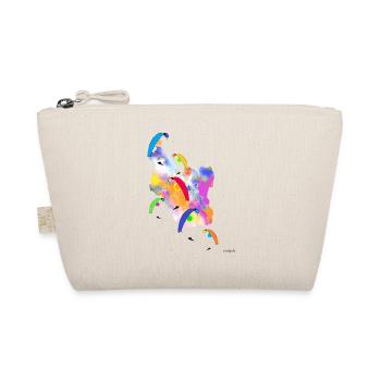 Paraglider pilot paragliding passion - Organic Pouch - nature - Front