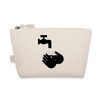 wash your hands - Organic Pouch - nature - Front