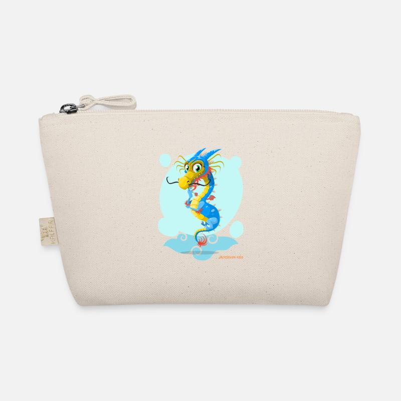 Drache - Wasserdrache - Drache Blau - Kinderdrache Bio-Täschchen