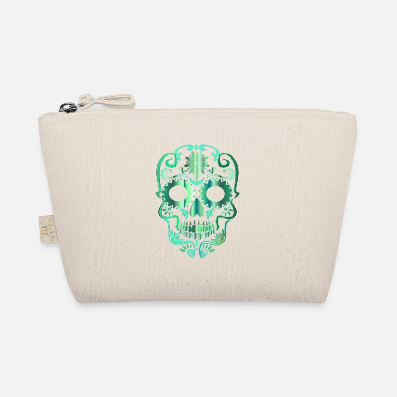 Skull - Bio-Täschchen - Natur